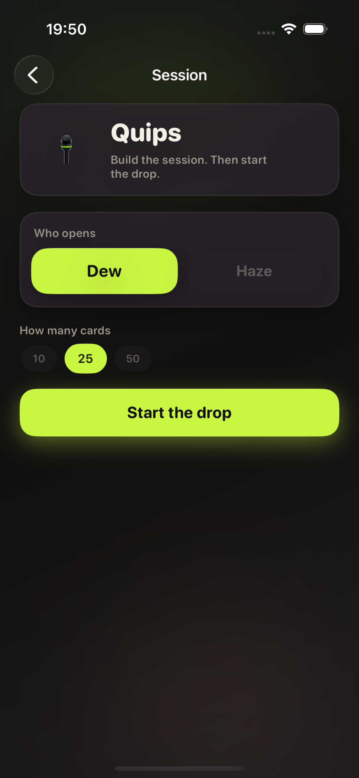 A Quips round with a house key